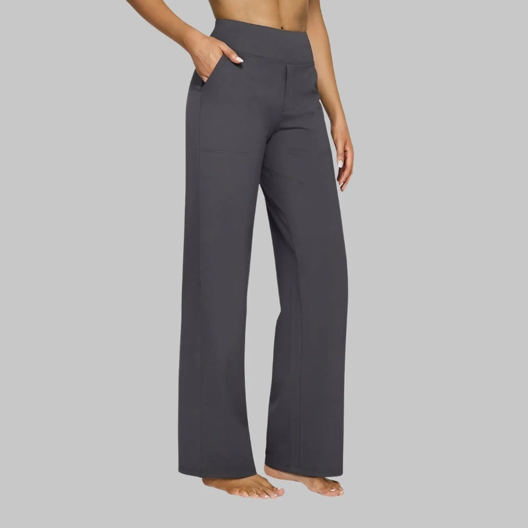 CLARA - Pantalón elegante de tejido suave