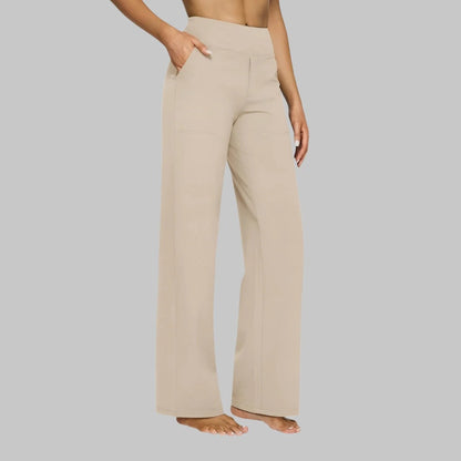CLARA - Pantalón elegante de tejido suave