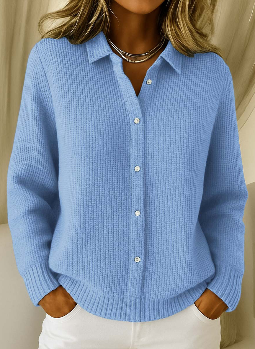 MARTINA -  Cárdigan clásico de punto con botones